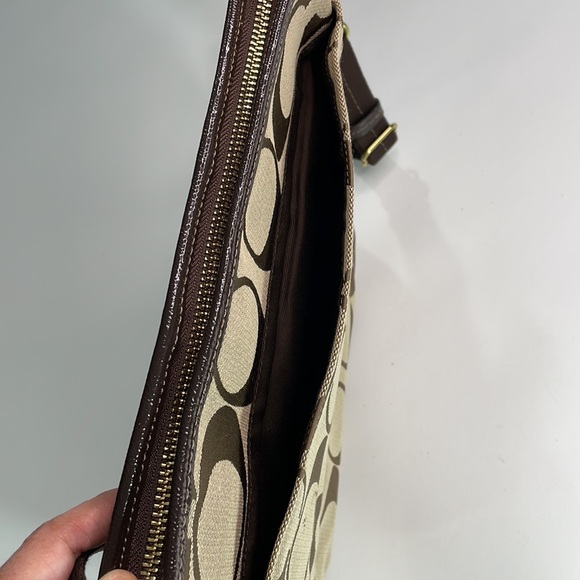 Coach signature Stripe Duffle Crossbody NWT ACC360 - Picture 7 of 10